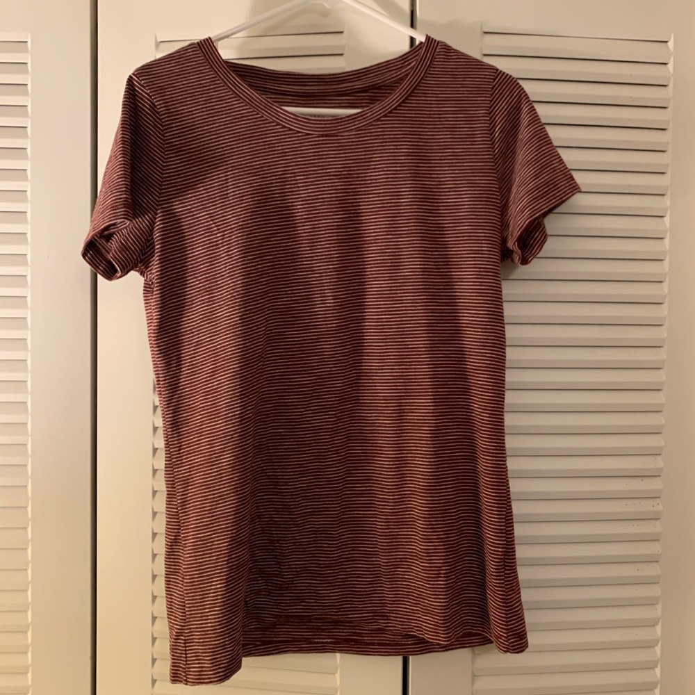 Mossimo striped tee, ladies size L